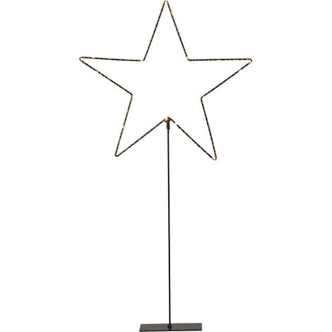 LED-Leuchtsilhouette "Mira", Stern, 33x65 cm