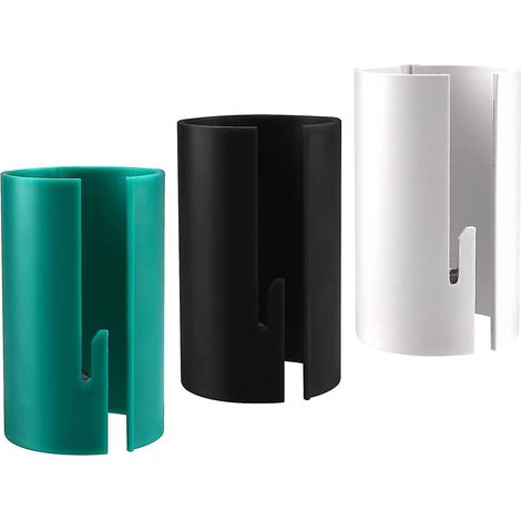 Lot de 3 coupe-papier cadeau, outil portable à lame coulissante pour rouleaux de papier cadeau, avec bord arrondi pour une utilisation simple, rapide et sûre, idéale pour les projets DIY et Noël. (1/5)