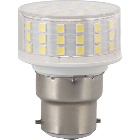 B22 LED bulb, corn type, ABS, 10W, 1000lm, flicker-free, energy-saving, for ceiling, table, furniture, AC 85-265V, white (1/5)