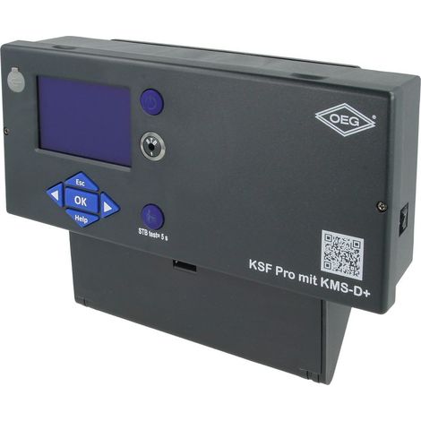 Tableau de commande avec régulation KMS-D+ avec sonde et fiche brûleur