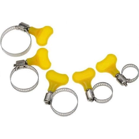 Lot de 60 colliers de serrage réglables en acier inoxydable de type clé, de 9 à 38 mm. (1/5)