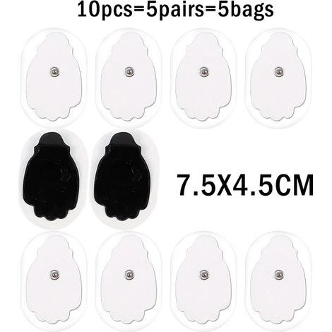 10/20 électrodes TENS, coussinets de gel conducteur pour l'acupuncture corporelle, massage thérapeutique, stimulateur d'impulsions, autocollants pour électrodes05505