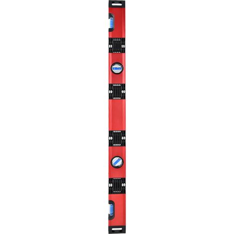 Multifunktionale Faltbare Wasserwaage 70 cm Magnetisch Präzise Geschliffen Aluminium Falten Torpedo-Wasserwaage mit vier blauen Fläschchen 45°/90°/180° für Heim, Tischler, Bauarbeiter