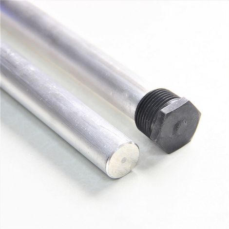 Tige de magnésium 2 pièces, anode pour chauffe-eau, bouchon noir NPT3/4, protection anti-calcaire, kit remplacement caravane (1/5)