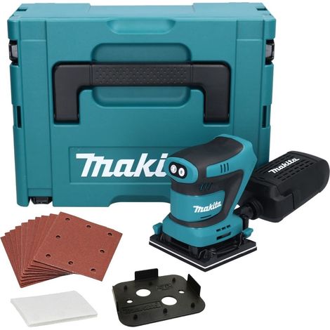 Makita DBO481ZJ 18v 114mm Detail 1/4 Sheet Finishing Delta Sander + 16 Sheets (1/5)