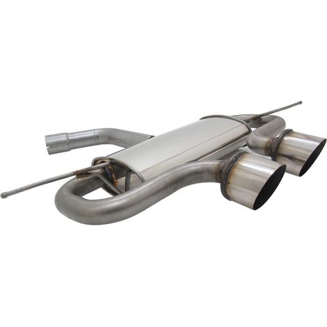 Silencieux echappement inox X-trem VW Golf 5 03/08 - 100mm MS Look R32-32577477
