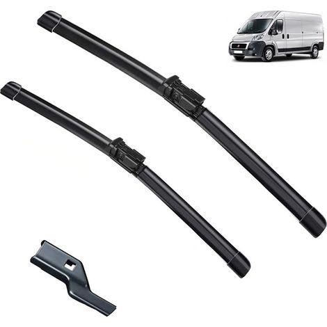 Jeu de balais d essuie glace avant et arrière compatible avec Fiat Panda 169 2003 2012 brosses de pare brise 22 pouces plus 16 (1/5)