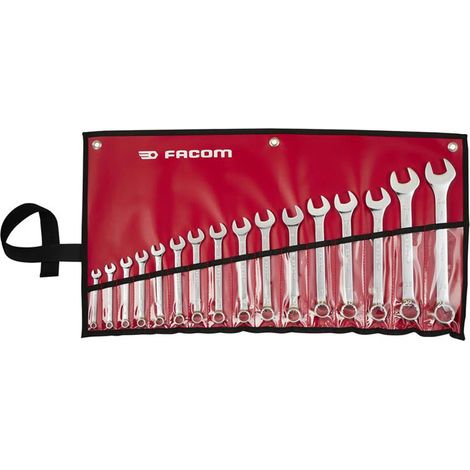 Facom 40B.JV16PB 40B Series Slim Metric Combination Spanner Se... (1/2)