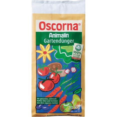 Oscorna Animalin engrais de jardin 20 kg universel naturel bio fleurs légumes fruits
