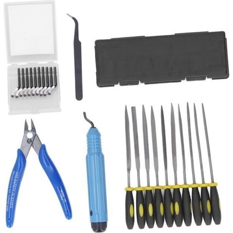 Strumento per la stampa 3D, set di strumenti per stampante 3D, coltello da taglio per modelli, set di strumenti per lime da taglio per la