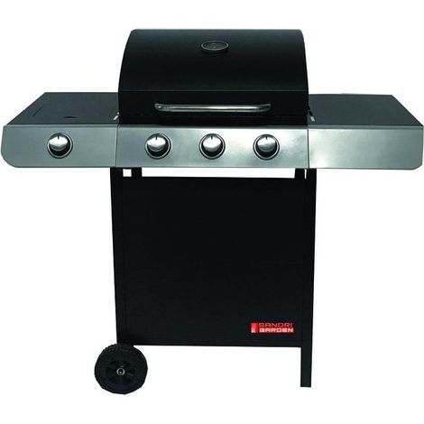 Barbecue Sandrigarden au gaz Cuba, 3 feux, 1 brûleur, 11,6 kW (1/3)