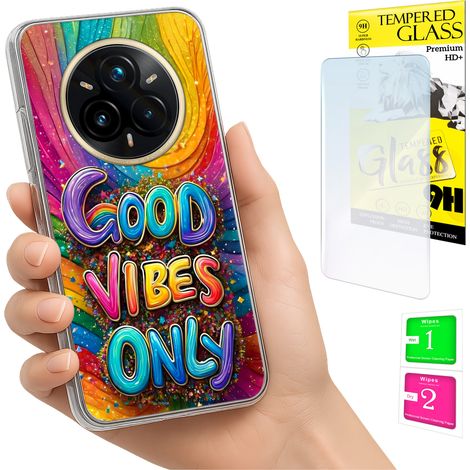 Coque pour Realme 14 Pro+ 5G / 14 Pro Plus 5G avec protection photo et verre trempé (1/5)