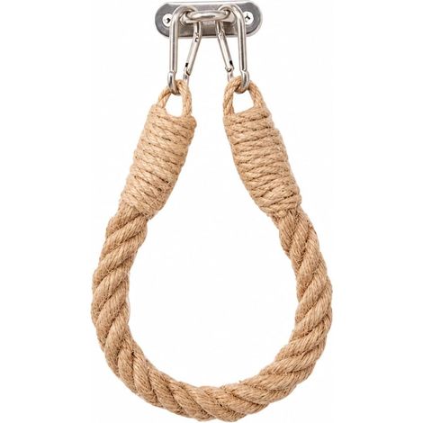 Porte-papier toilette, jute, pour salle de bain et toilettes (1/5)