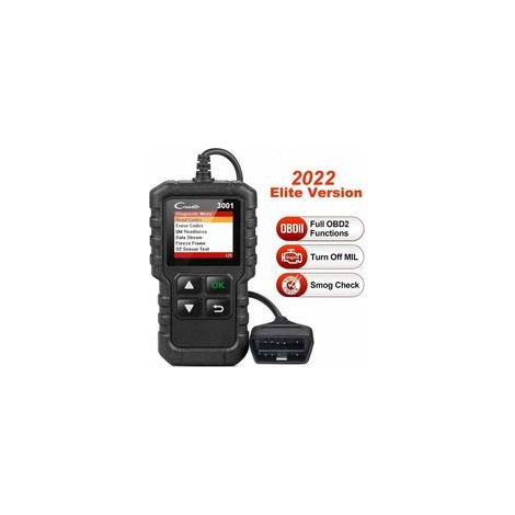Outil de diagnostic automobile CR3001, scanner OBD2, lecture et effacement codes défaut –