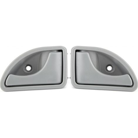 Sollbry Poignée de porte intérieure avant gauche droite compatible avec 1997 1998 1999 2000 2001 2002 2003-2007 Kangoo 1993-2007 Twingo 8200247803 8200247802 (1/5)