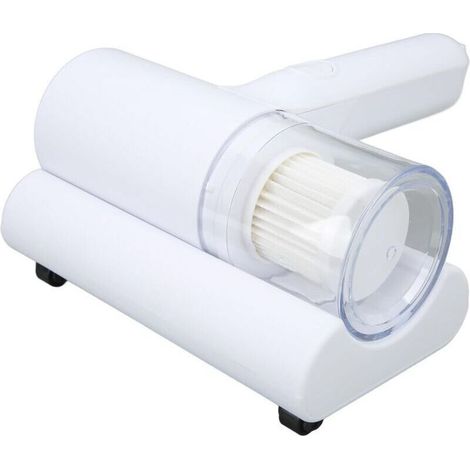 Tragbarer Staubsauger für Matratzen, Betten, Sofas, milbenabweisend, mit Mehrfachfilter, tragbar, UV-Licht, für Kissen, Kleidung (weiß) (1/5)
