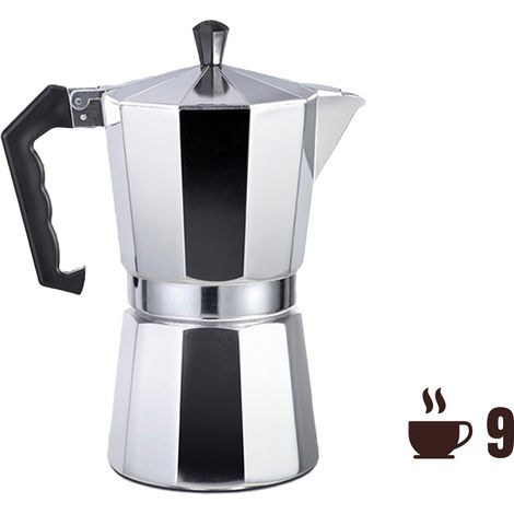 Cafetera Italiana EDM Aluminio 9 Tazas (1/4)