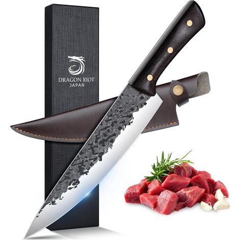 Couteau de Cuisine Japonais,Couteau à Viande 22 cm (1/5)