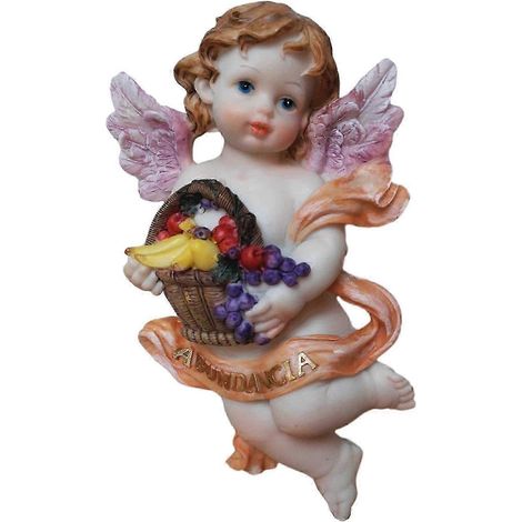 Engelsfigur für den Schreibtisch, handbemalte Figur für Wohnzimmer, Autoregal, Weihnachtsgeschenk-Fruits (1/5)