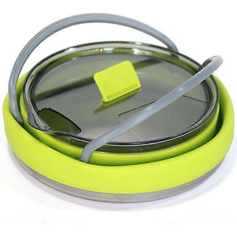 Bouilloire pliable en silicone, mini-casserole portable pour faire bouillir de l'eau, vaisselle idéale pour le camping, les voyages et les déplacements en voiture. Accessoires pour la conduite autonom