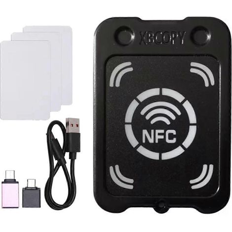 RFID-Smartcard-Lesegerät + NFC-Verschlüsselungsschlüsselleser für 3 UID-Karten