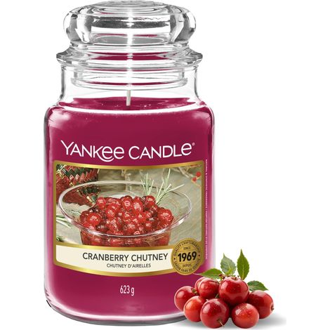 bougie parfumée Chutney d'airelles Format jarre Bougie longue durée jusqu’à 150 heures de combustion Cadeaux parfaits pour les femmes (1/5)
