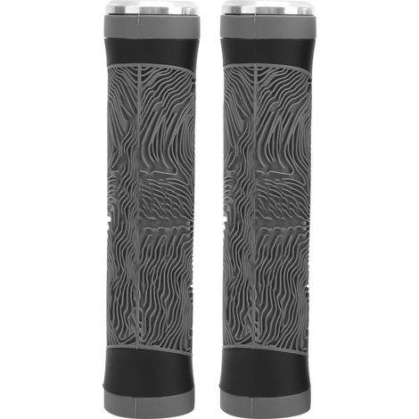 GUB Poignée de Vélo Anti-Dérapante en Silicone, Bouchons de Guidon, Accessoire Cyclisme (Gris) (1/5)