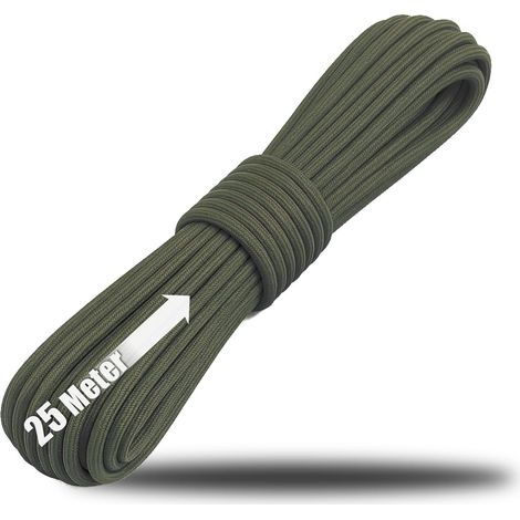 Corde Paracord Ø 4 mm, 25 m, Corde à 7 torons pour Bateaux (1/5)