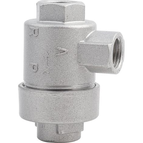 Soupape d'échappement rapide unidirectionnelle en aluminium fileté 1/4" BSPT, accessoire de remplacement pour tuyau d'air (1/5)