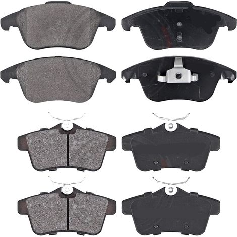 KIT PASTIGLIE FRENO ANTERIORI E POSTERIORI compatibile con CITROEN DS5 / PASTIGLIE FRENANTI AUTO OEM FDB1972 FDB4313,FDB4224 / SOSTITUZIONE DIRETTA / BASSA POLVERE / SILENZIOSO