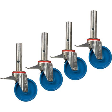 Krause Fahrrollensatz MONTO 125 mm Baugerüste