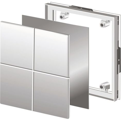 Valentin – Trappe de visite à carreler 309 x 309 mm – Pour béton armé – Installation facile en sol – Usage professionnel
