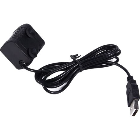 Pompe à eau submersible miniature sans balais 5 V CC pour aquarium avec prise USB