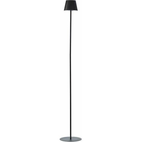 Lámpara de pie exterior Brilliant Macobo negro 125 cm