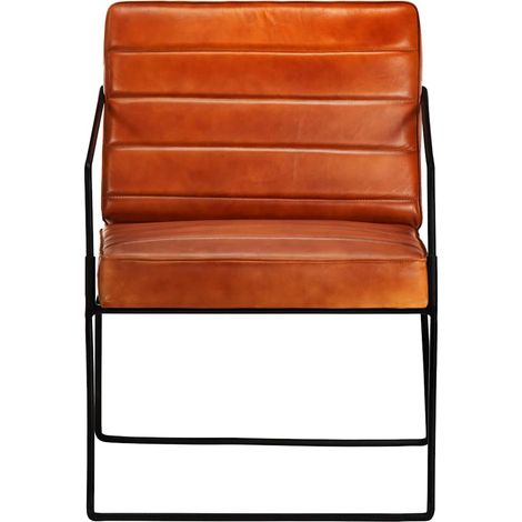 Maison Exclusive - Sessel Hellbraun Echtleder (1/5)