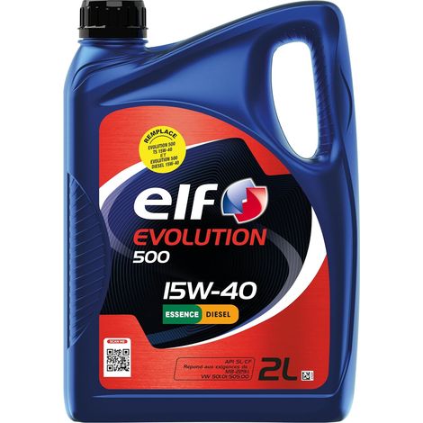 EVOLUTION 500 15W-40, Huile moteur essence et Diesel, 2 litres (1/5)