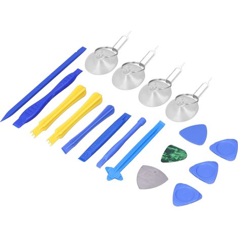 Outil Triangulaire de Réparation Électronique, Kit Professionnel avec Levier en Plastique et Pince de Démontage