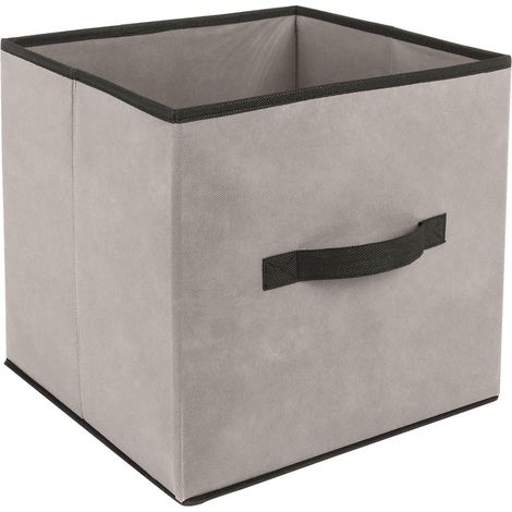 Bac de rangement en polypropylène 31 x 31 x 31 cm – Nettoyage facile – Pour espaces de vie – Poids léger 0,5 kg – Id Space