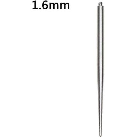 Tige filetée pour piercing lèvre, ongle, tatouage, nombril, pour éviter les rayures - Filetage extérieur C 1,6 mm (1/4)