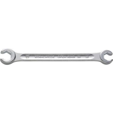 Stahlwille 41081012 24 10 X 12 Offener Doppelringschlüssel  Schlüsselweite (Metrisch) 10 - 12 mm