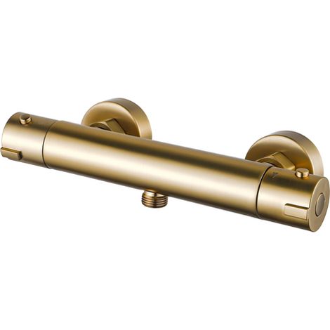 FugaFlow Efficiente Robinet de douche thermostatique Sobrado - or mat