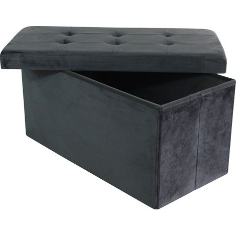 IRO - pouf rettangolare in velluto (1/4)