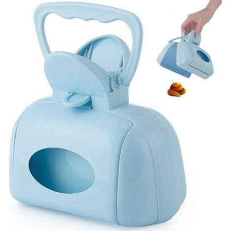 Pet Pooper Scooper Outil de ramassage des déchets de Chien Outil de ramassage de Caca de Chien Durable Incassable Pooper Scooper Idéal pour l'herbe (1/5)