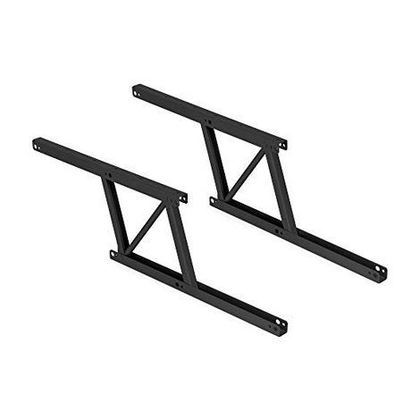 Kit de charnières relevables 380x40x22mm pour tables centrales 95038 (1/2)