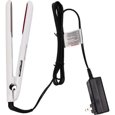 Lisseur à cheveux infrarouge ultrasonique fer à friser et lisser onde froide blanc prise américaine (1/5)