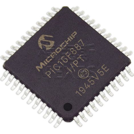 Pack of 5 PIC16F887-I/PT and PIC16F913-I/ML electronic components
