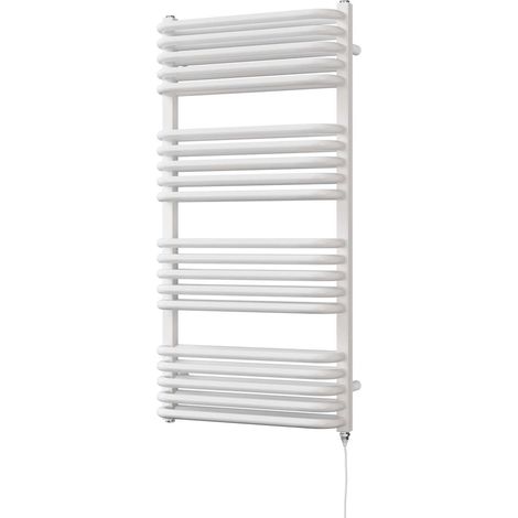 Crossmoor - White Electric Towel Rail H1000mm x W500mm 800w Standard (1/2)