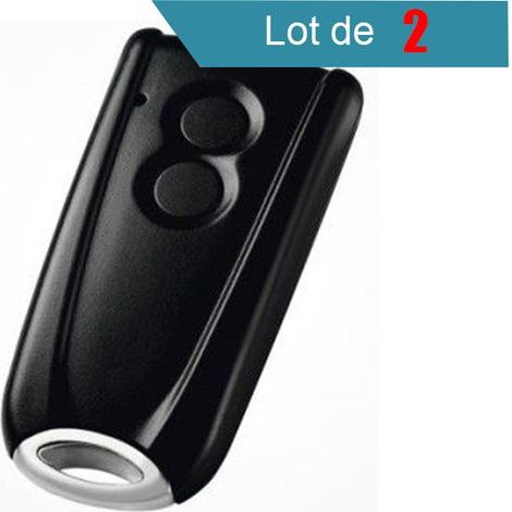 Jiajia AI-RSC2 Handsender 433,92MHz 2 Tasten, kompatibel mit ECOSTAR LIFTRONIC, 2er Pack