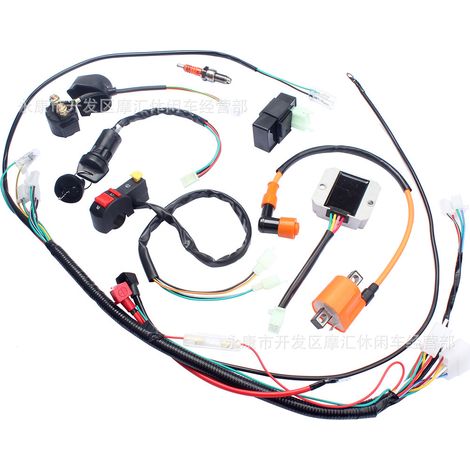 Off-road motorcycle parts: CC125, 150, 200, 250CC wiring harness, starting and ignition system, CDI complete set. (1/5)