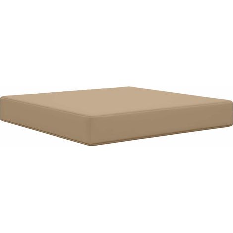 Maison Exclusive - Sofakissen für draußen Taupe 60 x 60 x 8 cm Po